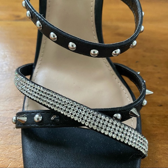 Rhinestone & Studs Steve Madden Heels - Picture 6 of 6